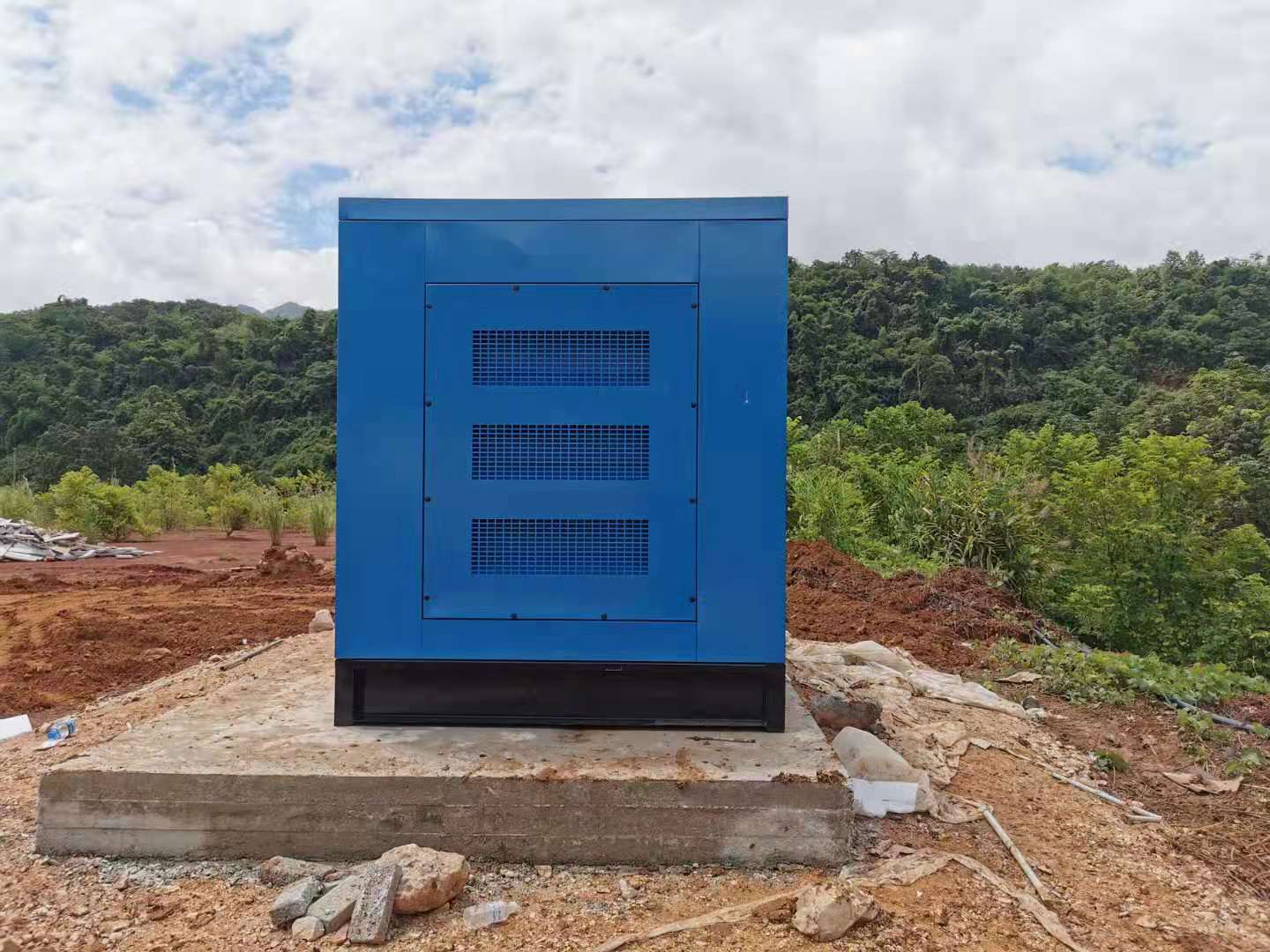 500KW玉柴系列柴油發電機組完美交付！